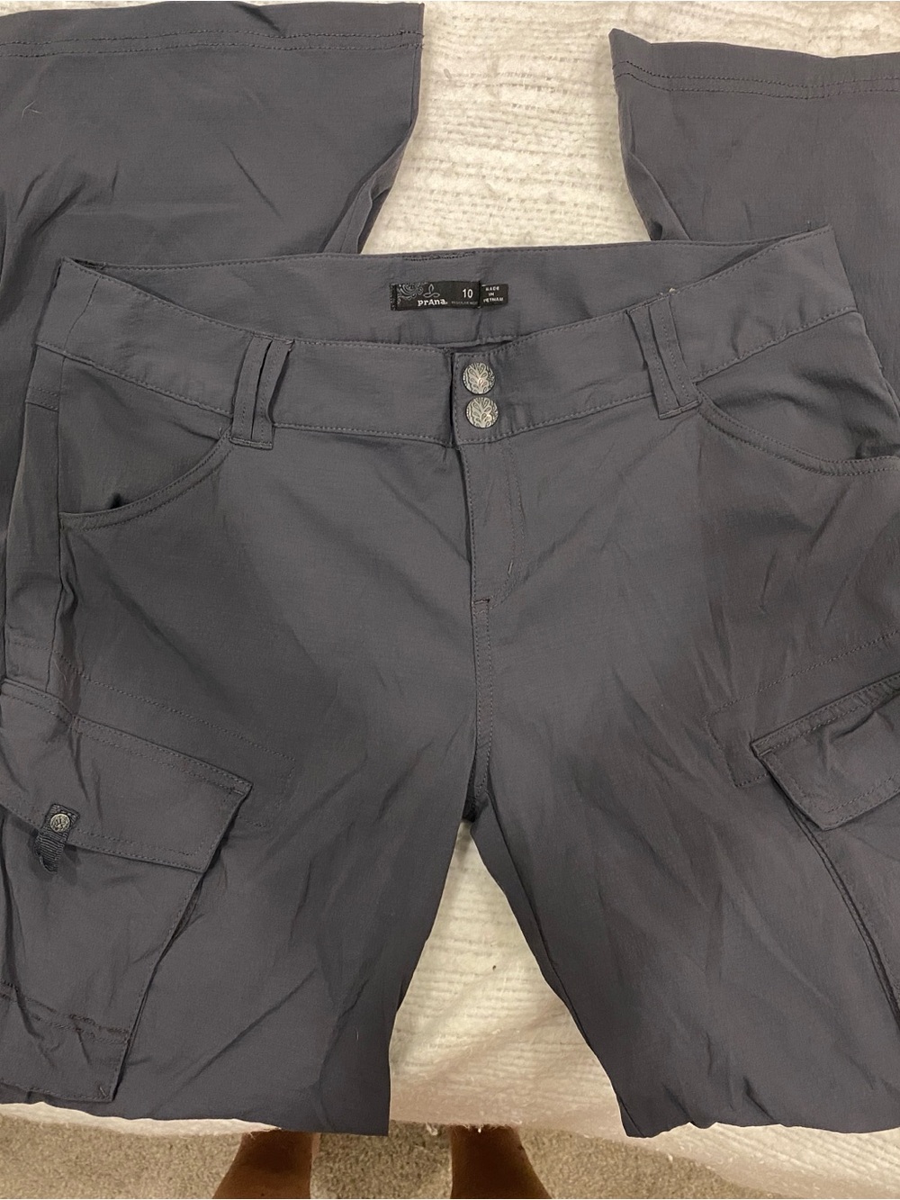 Prana womens Charcoal Gray pants